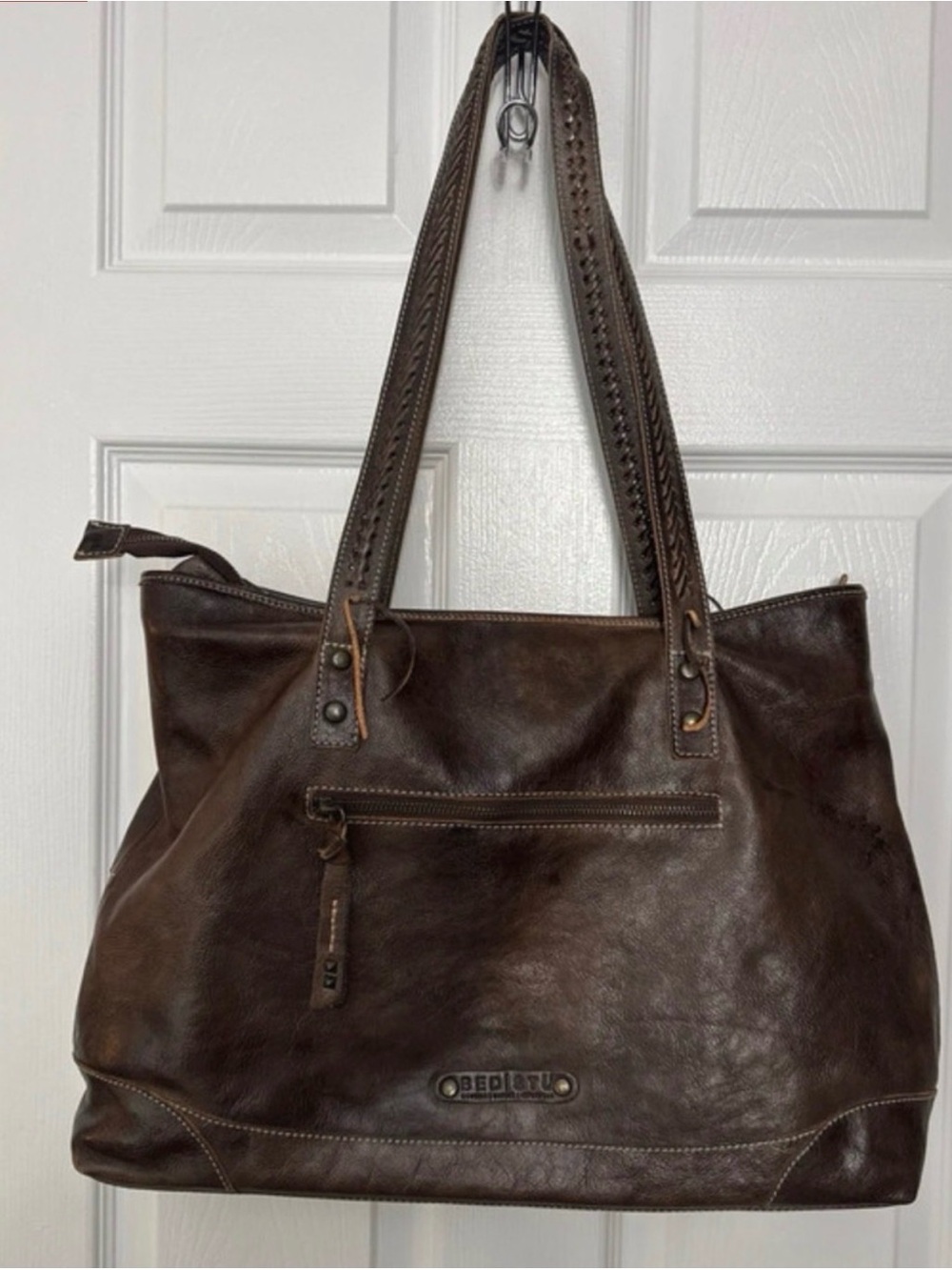 BED|STÜ Waverly II leather tote bag purse- stunning! Large